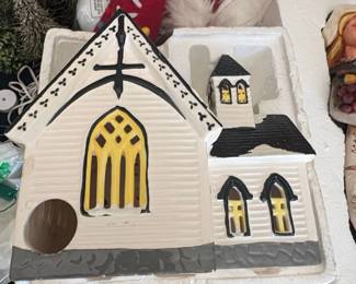 Byron Molds Ceramic Church