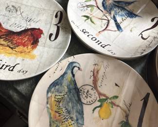 Williams Sonoma Days of Christmas Plates Set second image