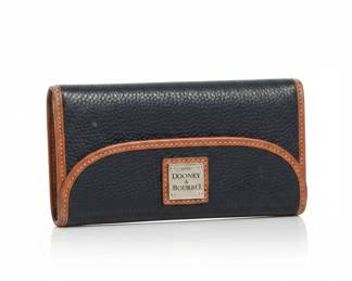 Dooney  Bourke Pebble Grain Continental Clutch Wallet