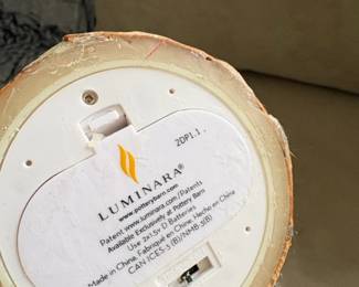 Luminara Birch Bark Flameless Candle