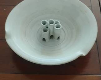 Japanese Ikebana Flower Frog Bowl