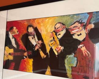 “Spectrum Groove” print by artist Clifford Bailey