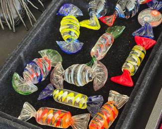 Murano glass candy