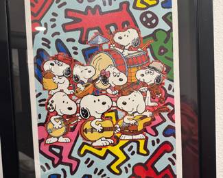 Snoopy print by street artist D**th NYC