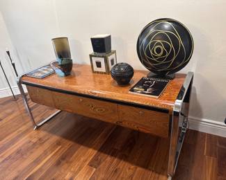 Vintage Zebrawood credenza designed by Peter Protzman for Herman Miller