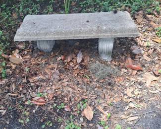 Cement bench 150.00