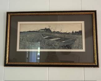 Andrew Wyeth Teels Island Dry Brush Print