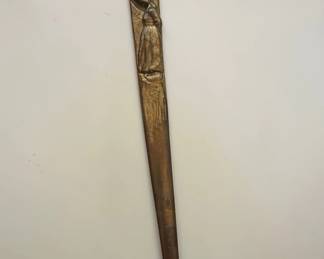 Art Nouveau Figural Letter Opener  Auguste Nicolas Can Style