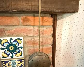 Antique Brass Bed Warmer