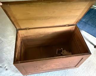 Antique Carved Oak Blanket Chest fourth image