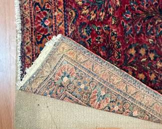Antique Persian Sarouk Rug third image