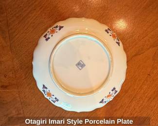 Otagiri Imari Style Porcelain Plate second image