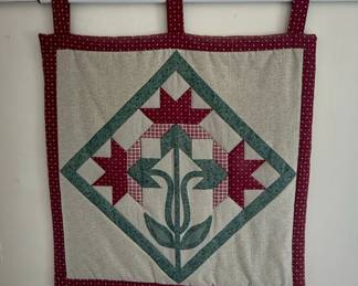Indiana Amish Tulips Wall Hanging
