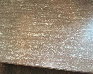 Antique Eastlake Walnut Burl Wood Marble Top Chest of Drawers fourth image