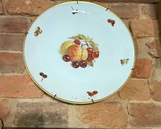 Vintage Debra Fruit  Nut Porcelain Decorative Plate