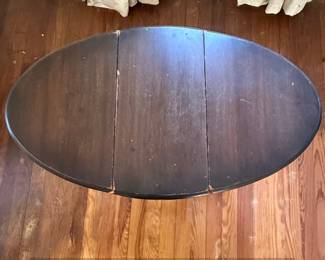 Antique Oak Barley Twist Drop Leaf Gateleg Table second image