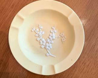 Wedgwood Jasperware Ashtray with Prunus Blossom Relief