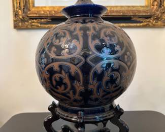 Decorative ceramic jar