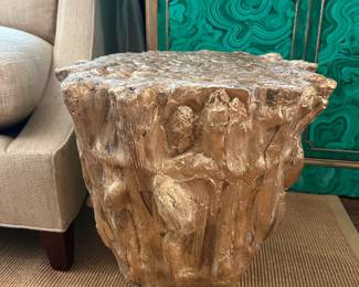 Faux Bois gilt stand 