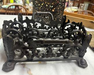 Cast iron caddy
