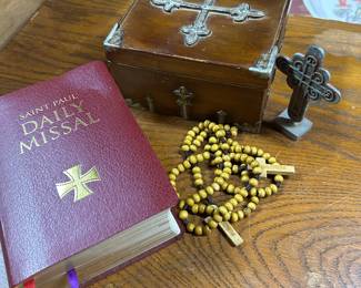 Catholic last rites items 