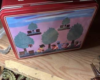 Clementine Hunter metal box 