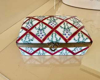 Hand Painted Trinket Box
