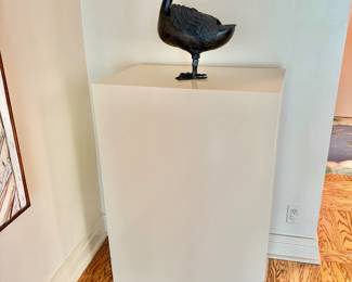 Japanese Bronze Goose Incense Burner