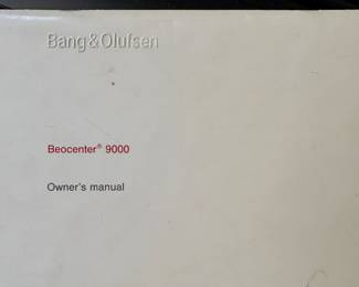 Bang & Olufsen Beocenter 9000