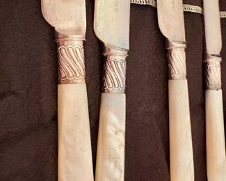 Vintage Mother of Pearl Handled Knives