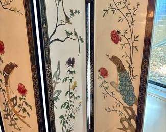 Chinese Coromandel Lacquer Screen Divider