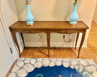 Henredon Louis XV Style Console with Two Drawers