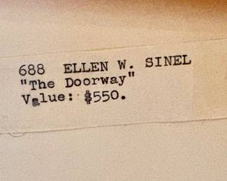 "The Doorway" Painting by Ellen W. Sinel