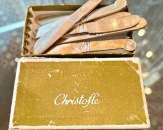 Christofle Silver-Plated Butter Spreaders