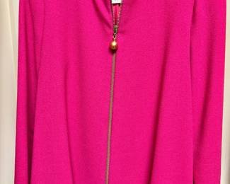 Vintage Anne Klein Zip Front Sweater