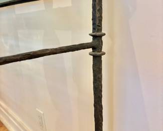 Custom Designed "Tree of Life" Console - Glass and Hand Forged Wrought Iron