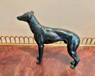 Art Deco Bronze Racing Greyhound