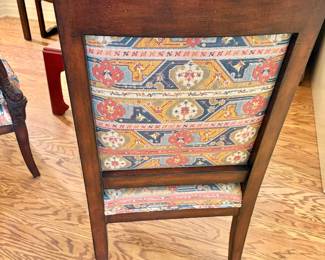 Pair of Custom Upholstered, Down Filled Elba O.A. Armchairs