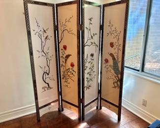 Chinese Coromandel Lacquer Screen Divider