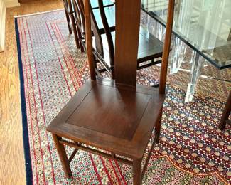 Michael Taylor for Baker Mid Century Far East Dining Chairs - Set of 10