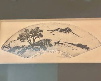 Signed and Numbered Etching