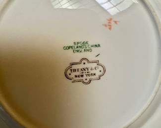 Tiffany & Co. Spode Copeland Eden Dessert Plates