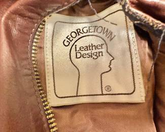 Georgetown Leather Design Garment Bag