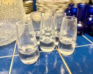 Vintage Peill & Putzler Konstanz Crystal Schnapps Glasses