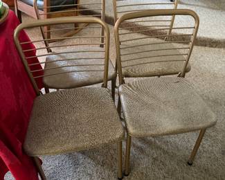 4 Cosco card table chairs Vintage