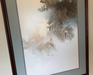 Atkinson signed/numbered watercolor
