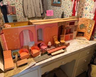 1960's Card board dream house