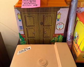 Vintage 1960s-70's Barbie houses and van