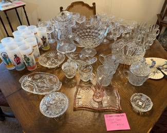 Vintage glassware, Rosepointe