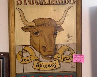 1970's Stockyards Saloon sign!